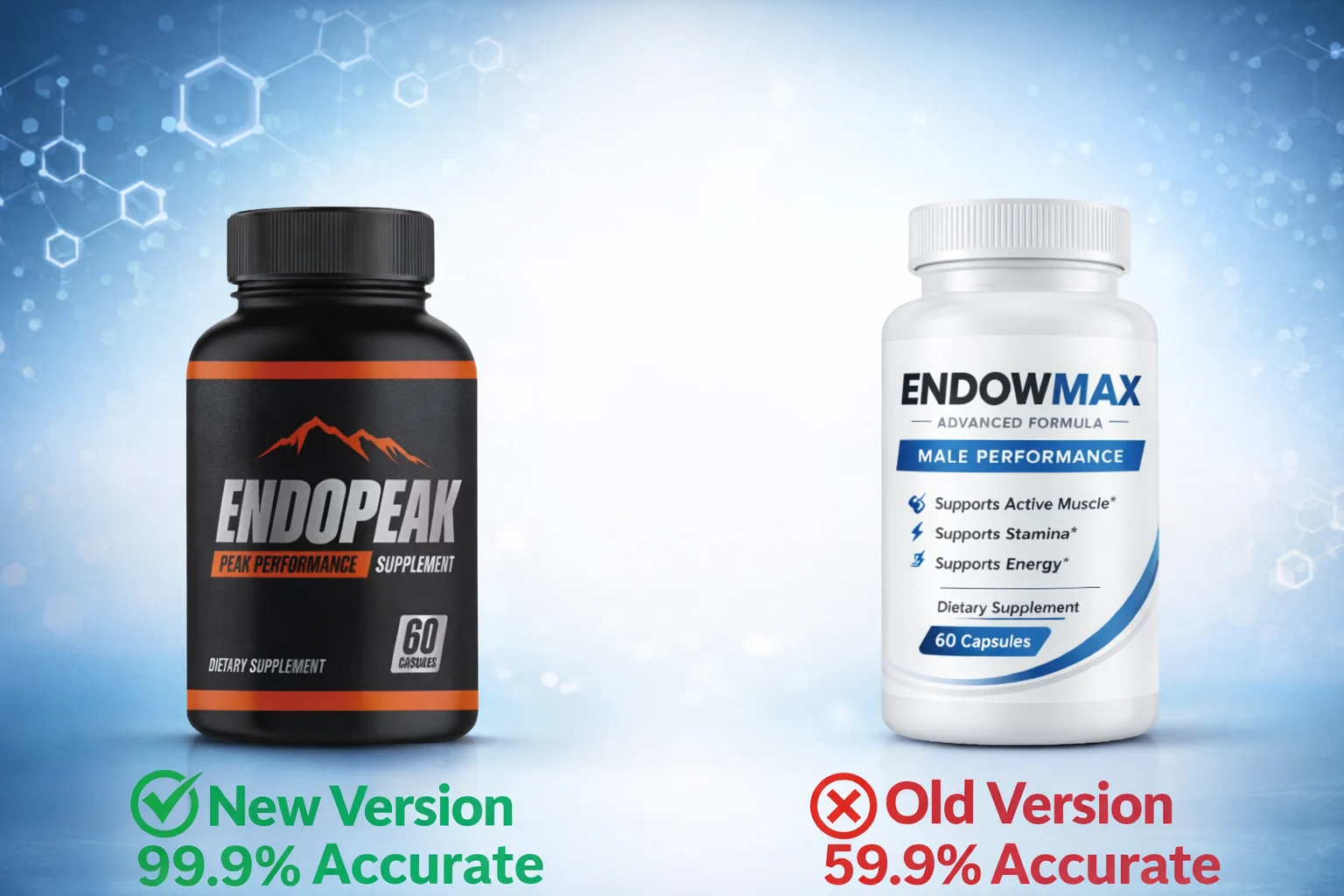  Endowmax Premium Men's Vitality Supplement Bottle
